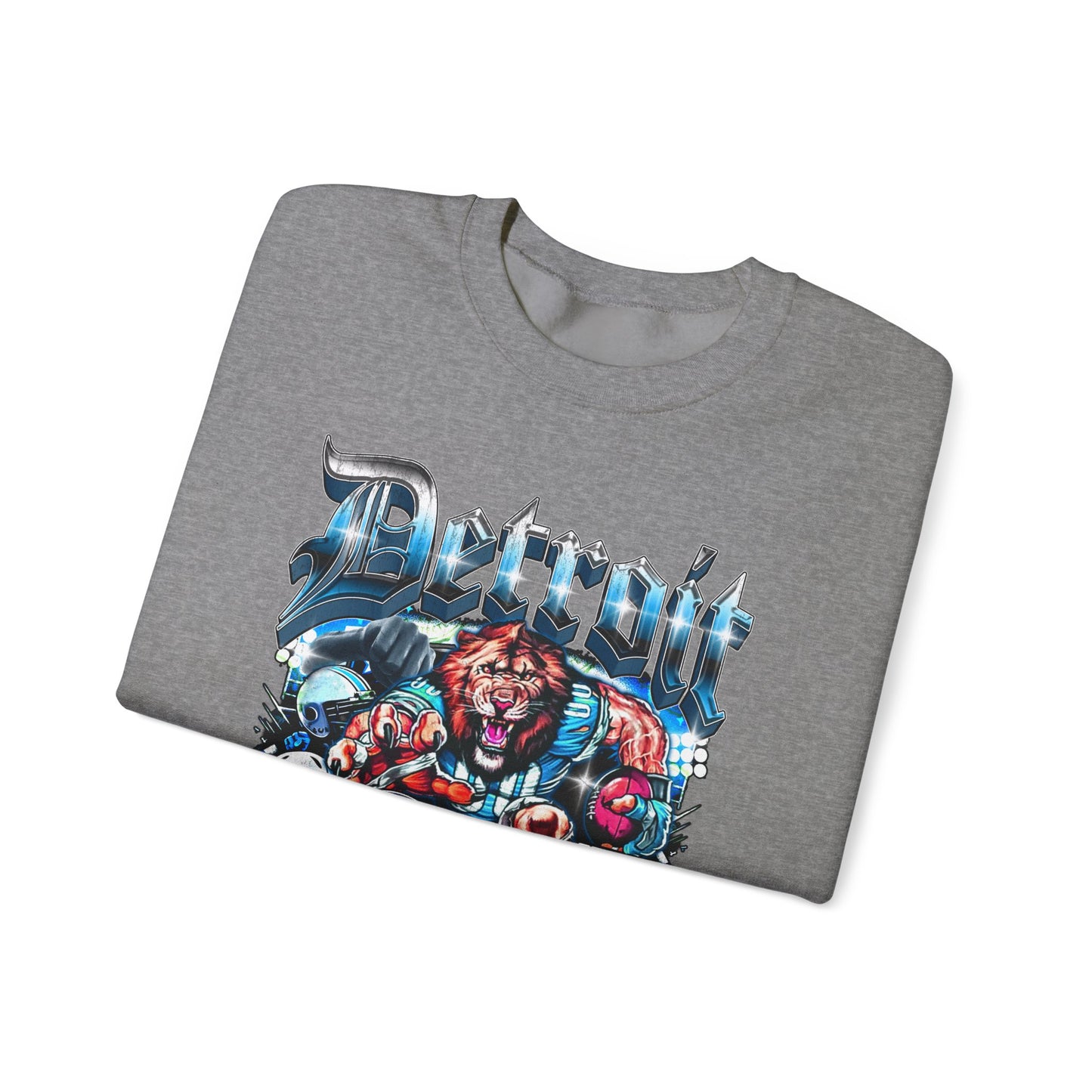 Detroit Got Grit Crewneck – Unisex Heavy Blend Crewneck Sweatshirt