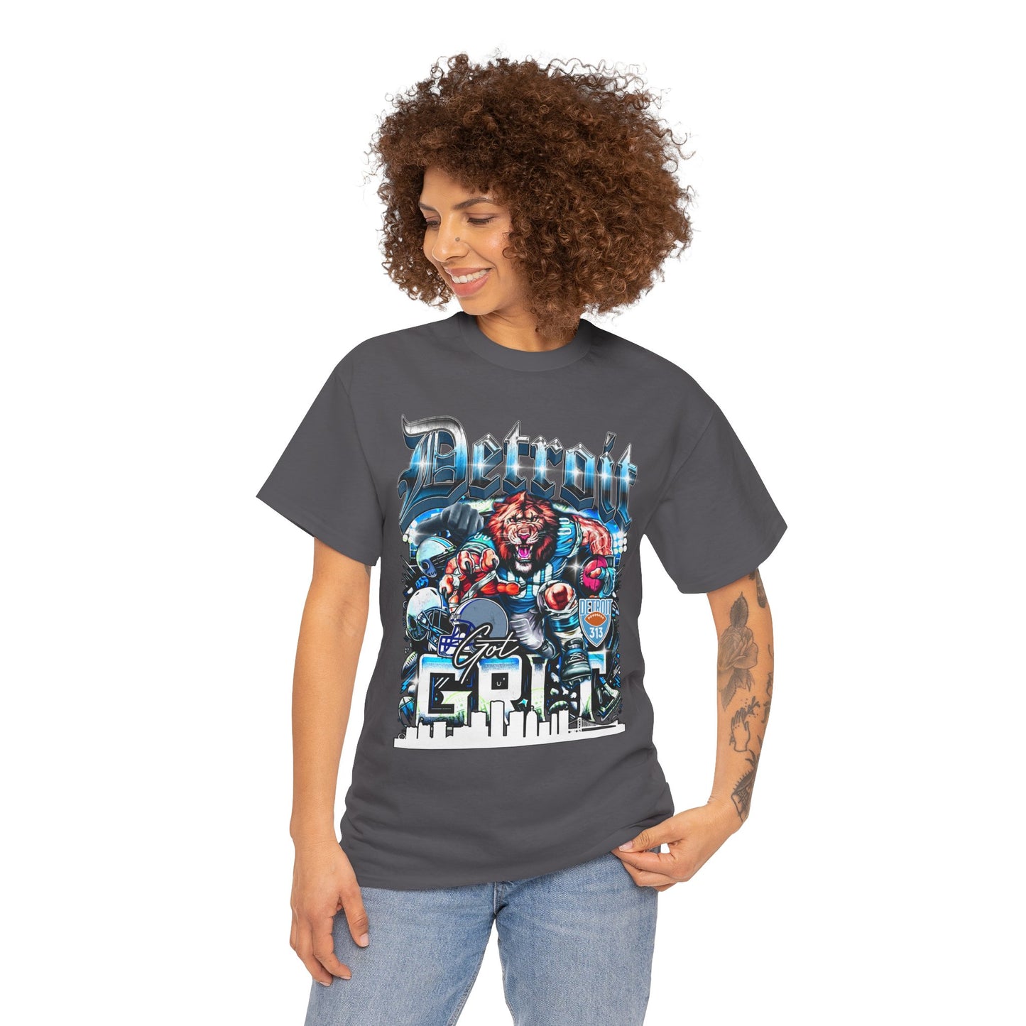 Detroit Got Grit Classic Tee – Unisex Heavy Cotton Tee