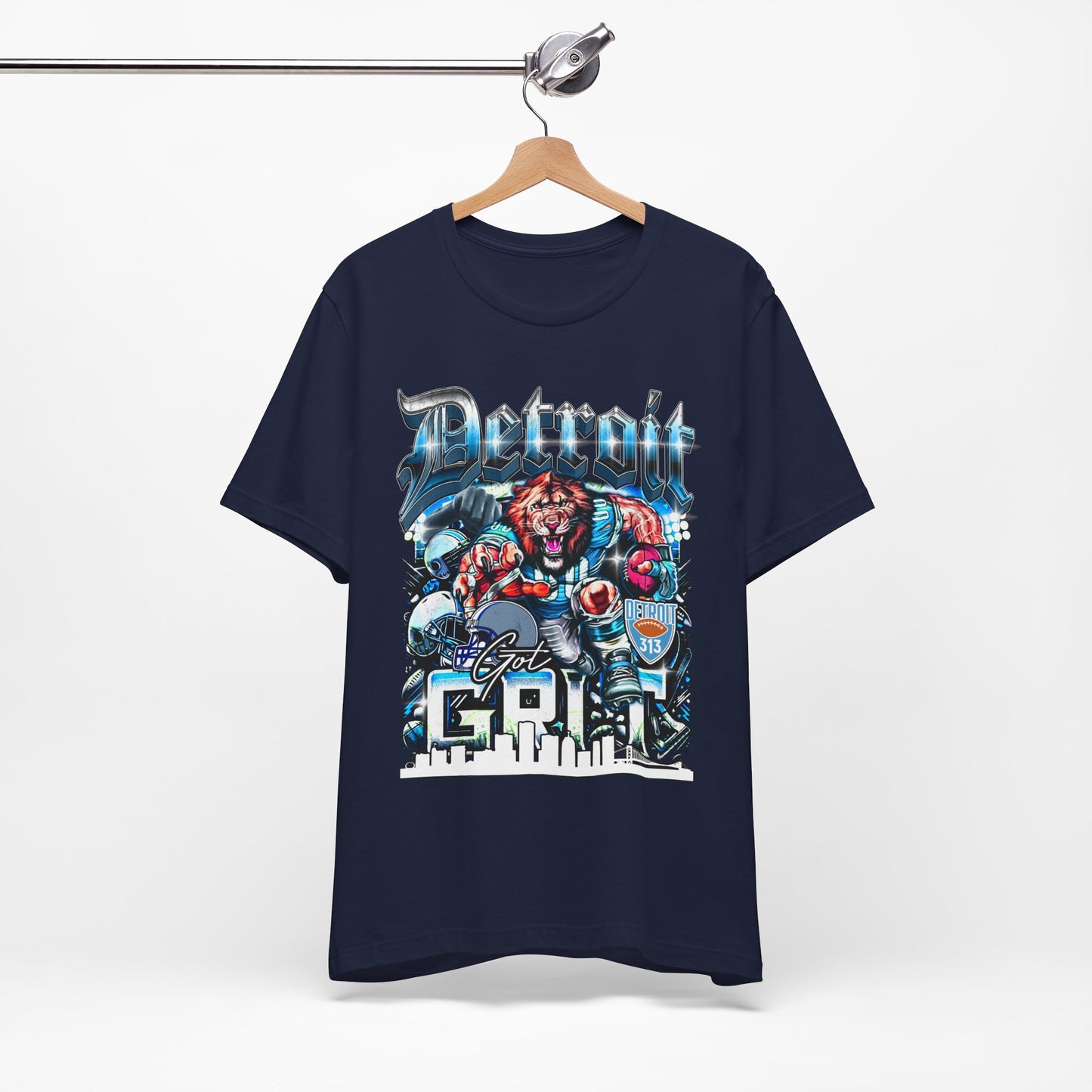 Detroit Grit Graphic Jersey – Unisex Jersey Short Sleeve Tee