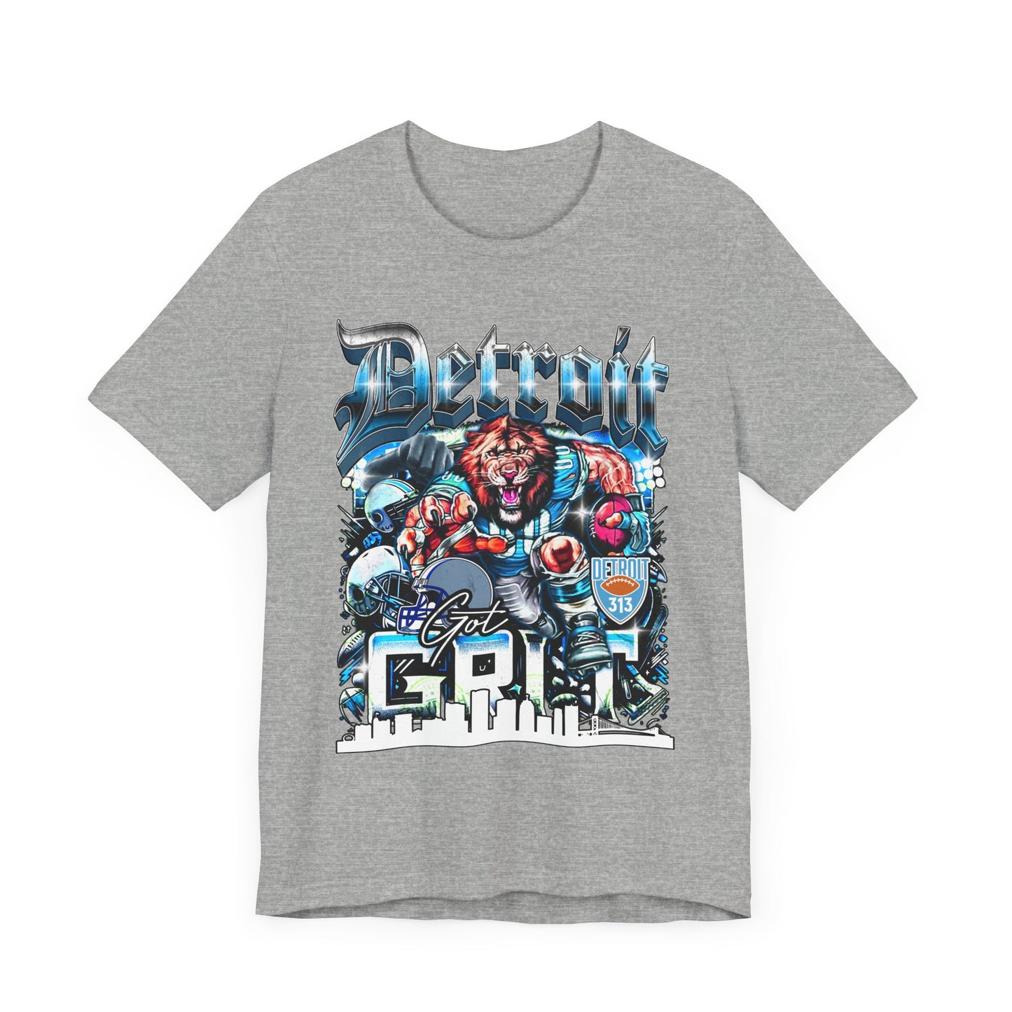 Detroit Grit Graphic Jersey – Unisex Jersey Short Sleeve Tee