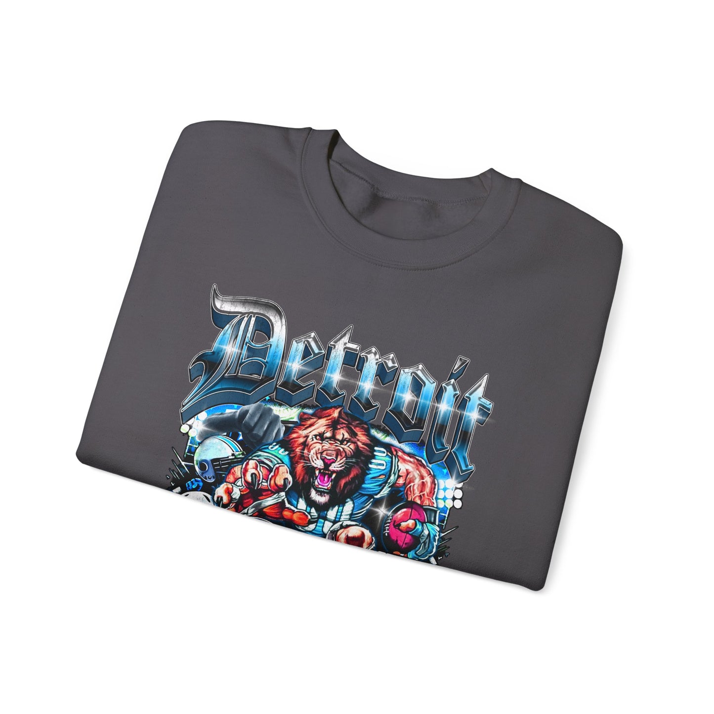 Detroit Got Grit Crewneck – Unisex Heavy Blend Crewneck Sweatshirt