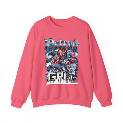 Detroit Got Grit Crewneck – Unisex Heavy Blend Crewneck Sweatshirt