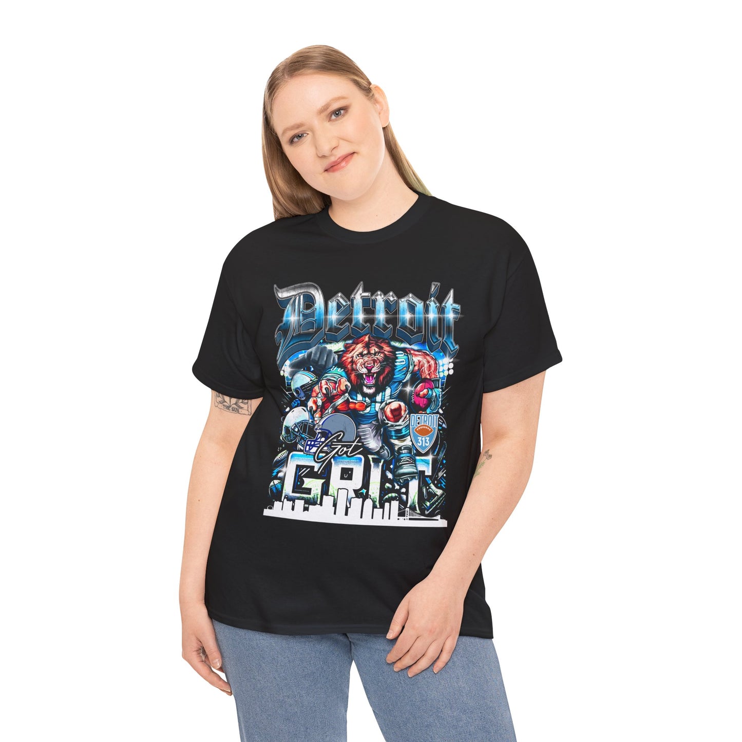 Detroit Got Grit Classic Tee – Unisex Heavy Cotton Tee