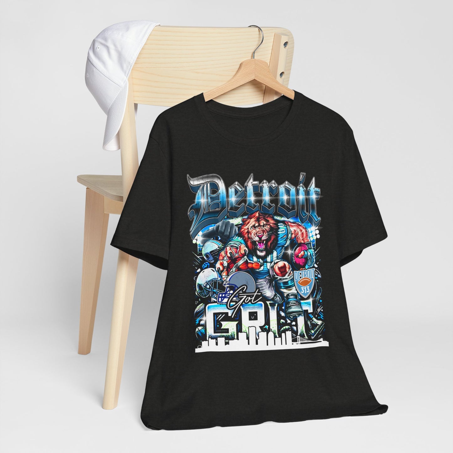 Detroit Grit Graphic Jersey – Unisex Jersey Short Sleeve Tee