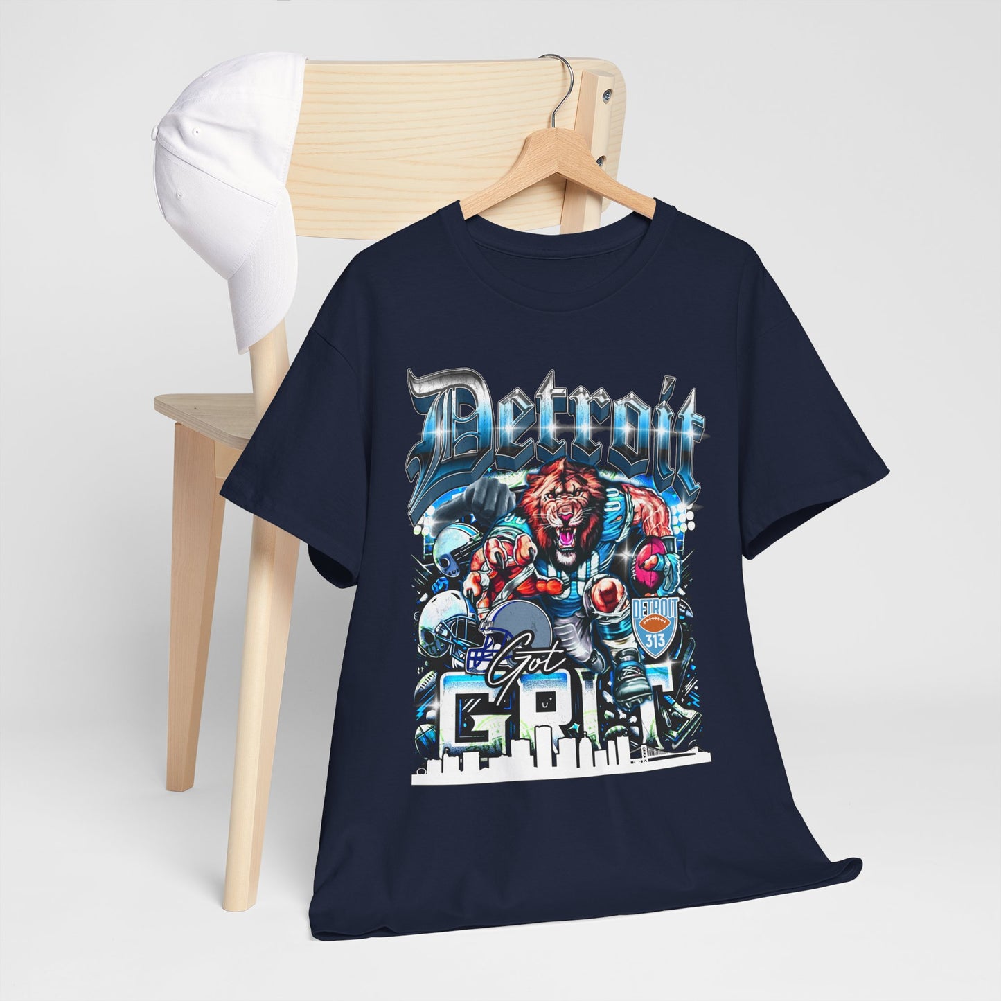 Detroit Got Grit Classic Tee – Unisex Heavy Cotton Tee