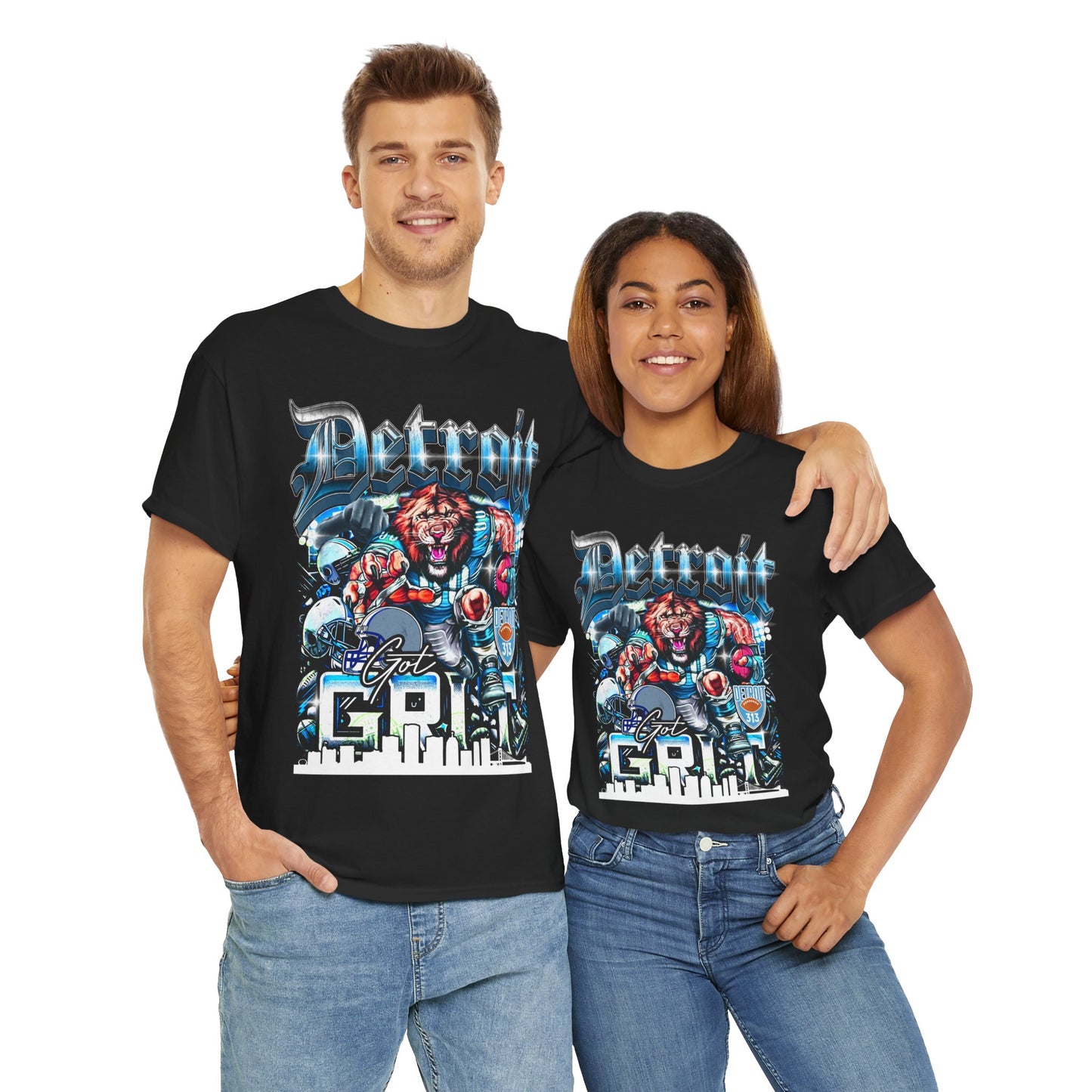 Detroit Got Grit Classic Tee – Unisex Heavy Cotton Tee