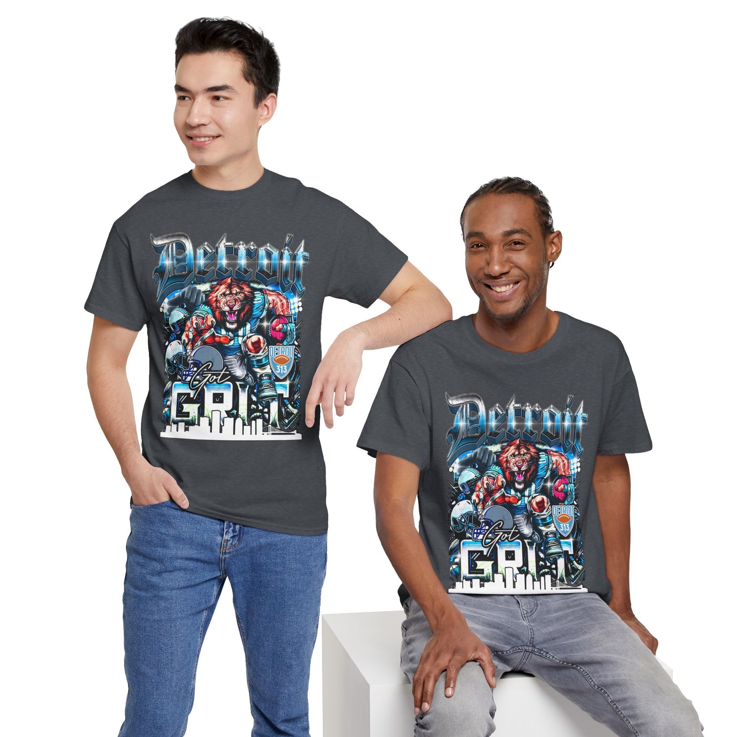 Detroit Got Grit Classic Tee – Unisex Heavy Cotton Tee