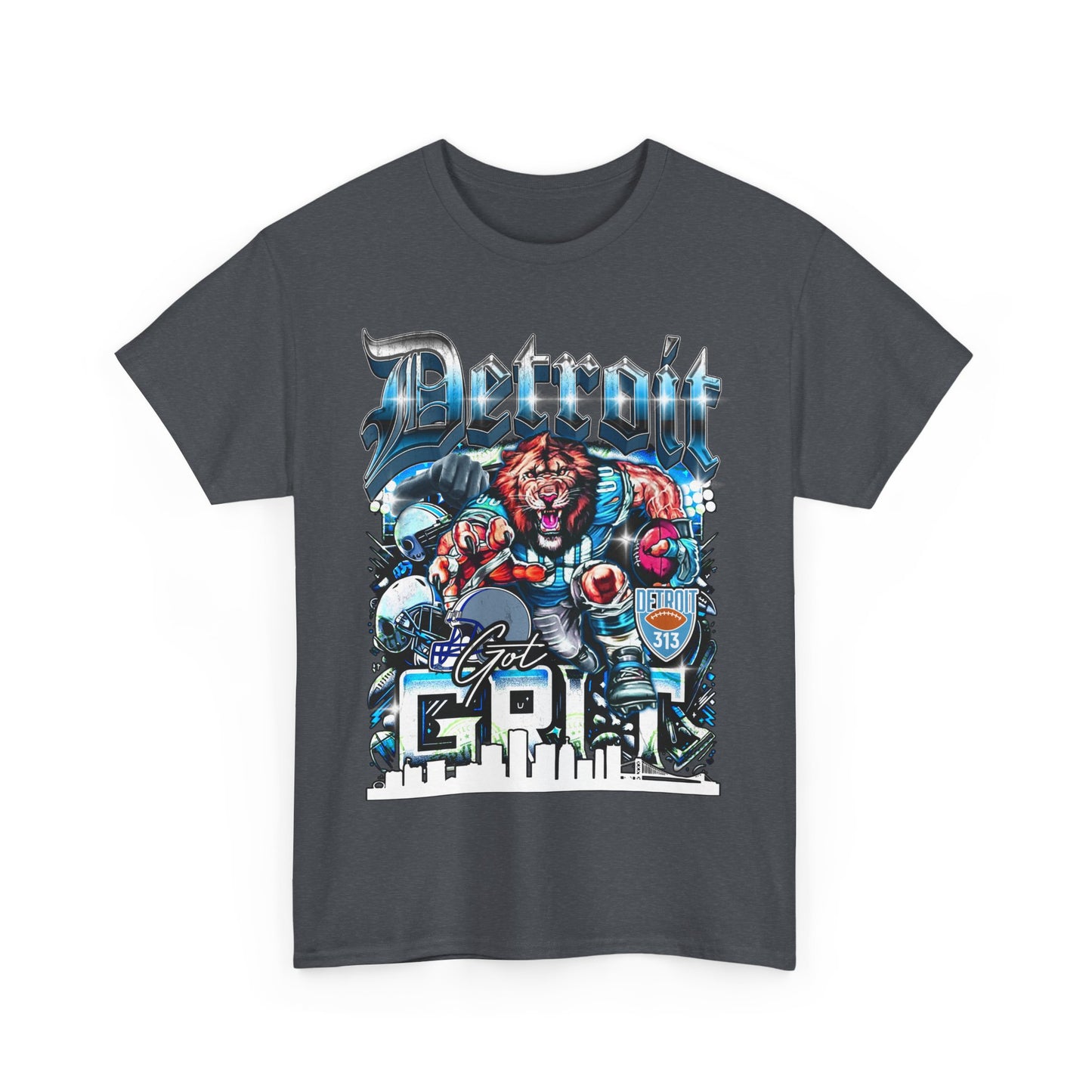 Detroit Got Grit Classic Tee – Unisex Heavy Cotton Tee