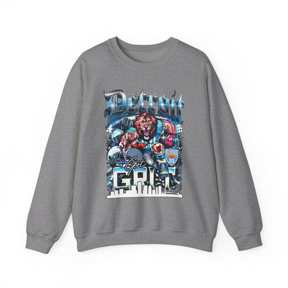 Detroit Got Grit Crewneck – Unisex Heavy Blend Crewneck Sweatshirt