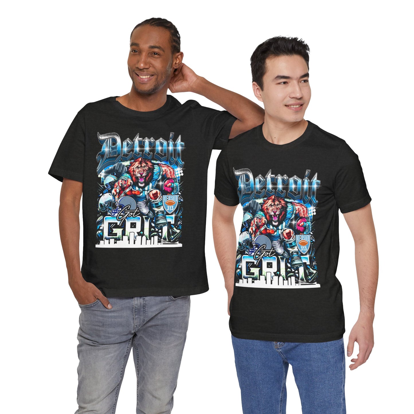 Detroit Grit Graphic Jersey – Unisex Jersey Short Sleeve Tee