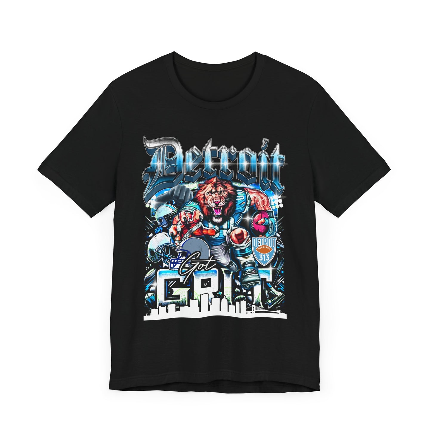 Detroit Grit Graphic Jersey – Unisex Jersey Short Sleeve Tee