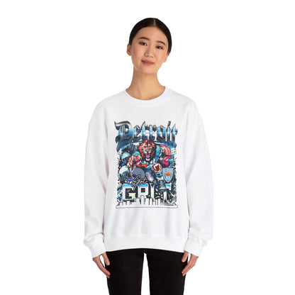 Detroit Got Grit Crewneck – Unisex Heavy Blend Crewneck Sweatshirt
