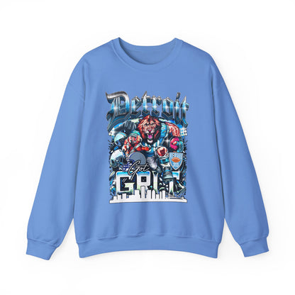 Detroit Got Grit Crewneck – Unisex Heavy Blend Crewneck Sweatshirt
