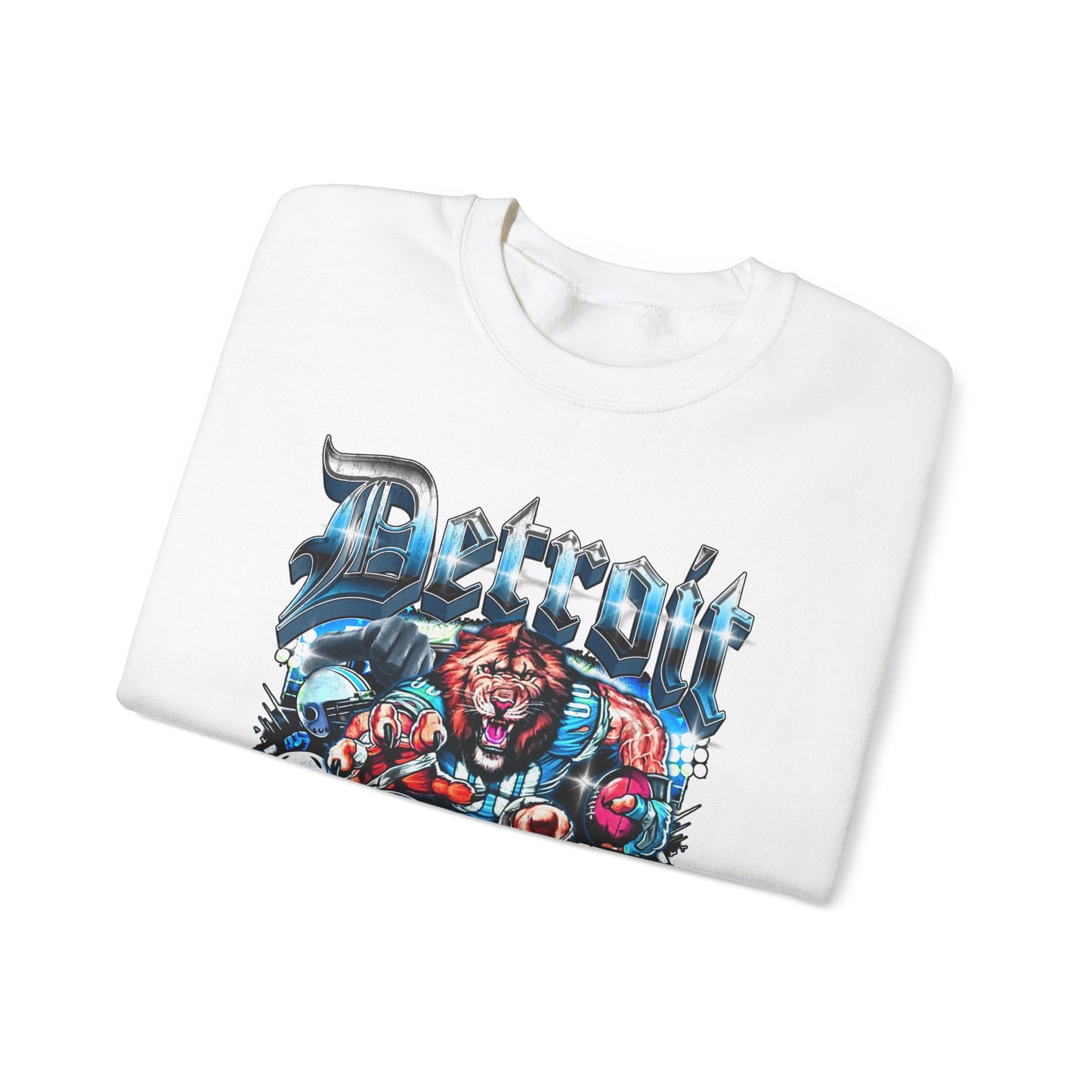 Detroit Got Grit Crewneck – Unisex Heavy Blend Crewneck Sweatshirt