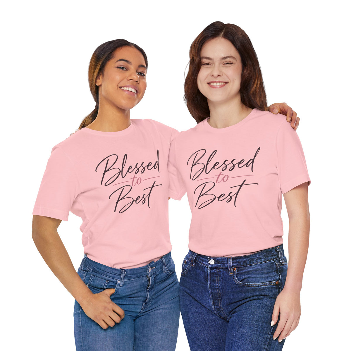 Blessed to Best | Cursive Collection Unisex T-Shirt