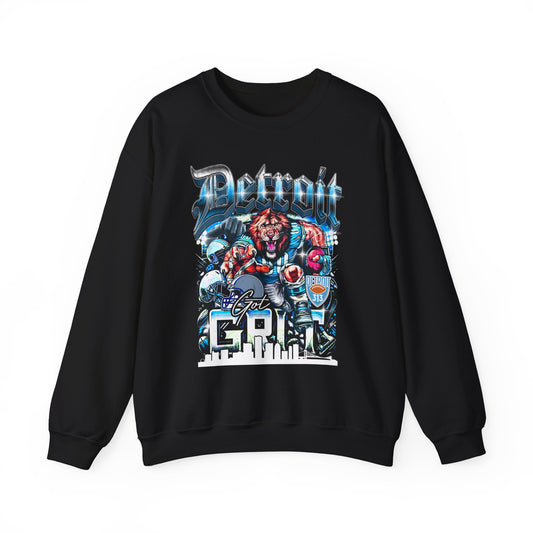 Detroit Got Grit Crewneck – Unisex Heavy Blend Crewneck Sweatshirt