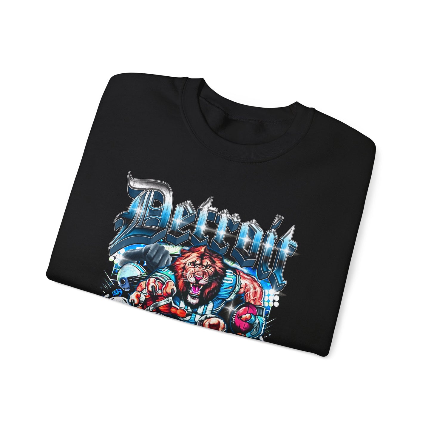 Detroit Got Grit Crewneck – Unisex Heavy Blend Crewneck Sweatshirt